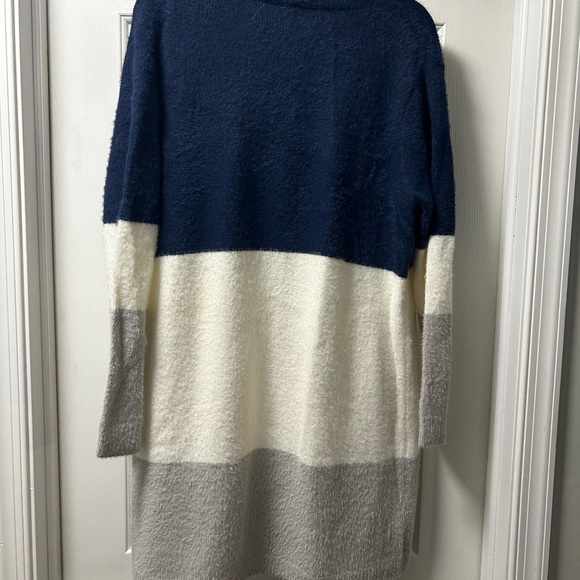 Colorblock Open Front Cardigan - Picture 2 of 2